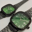 Classic Vintage Quartz Çift Saat - Yeşil Siyah
